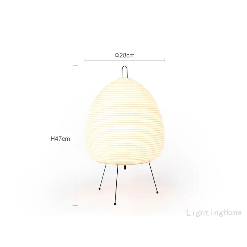 Modern Rice Paper Table Lamp