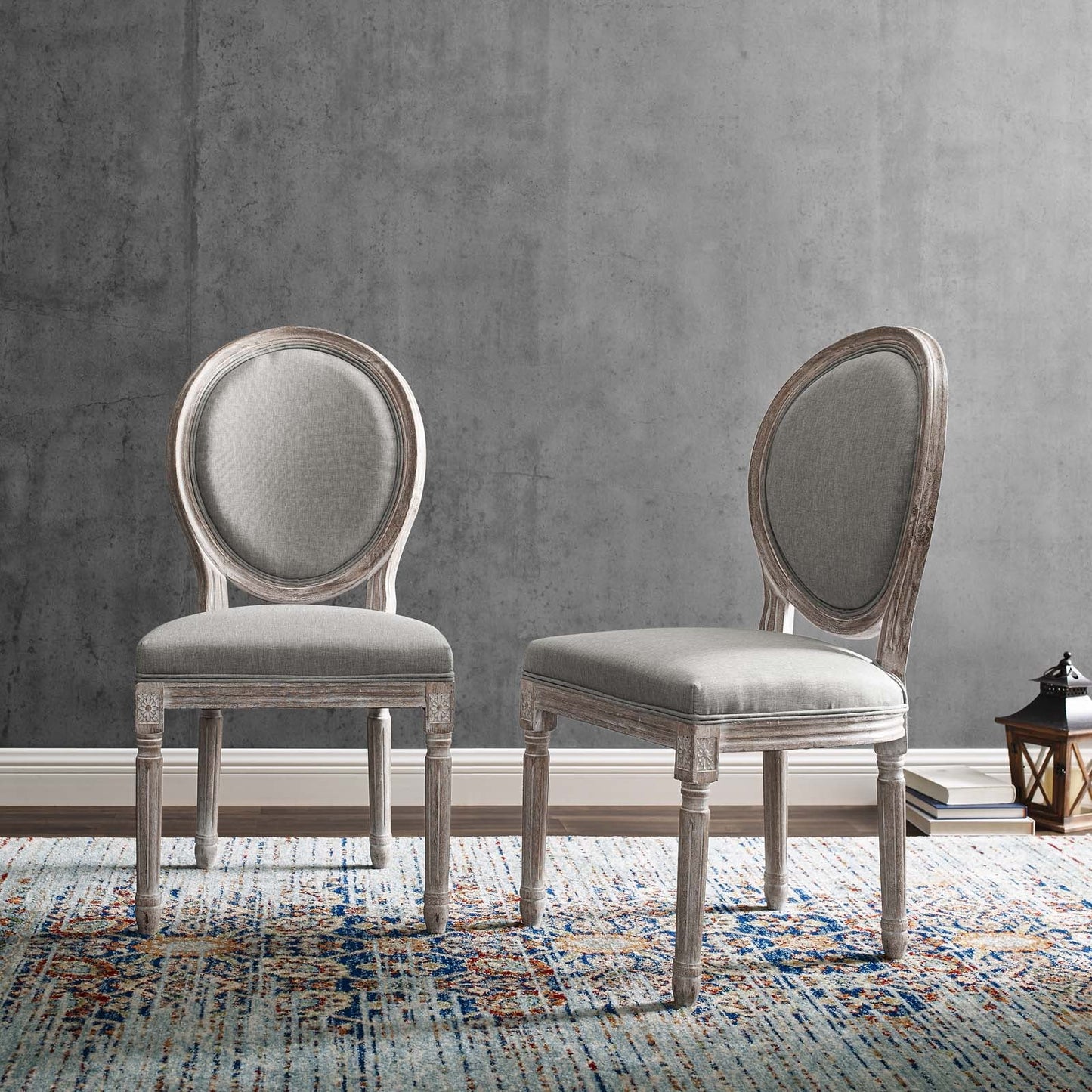 Emanate Dining Side Chair Upholstered Fabric Set of 2