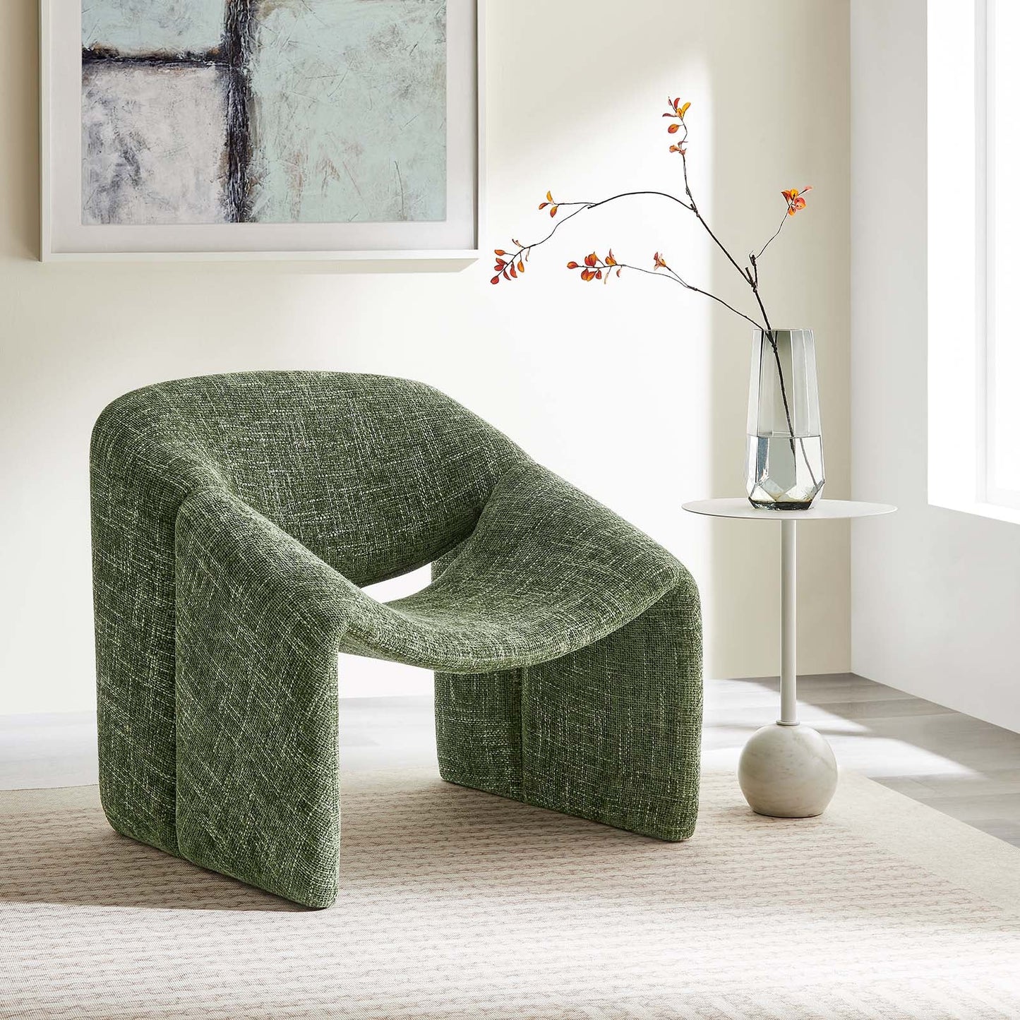 Dolly Chenille Upholstered Accent Chair