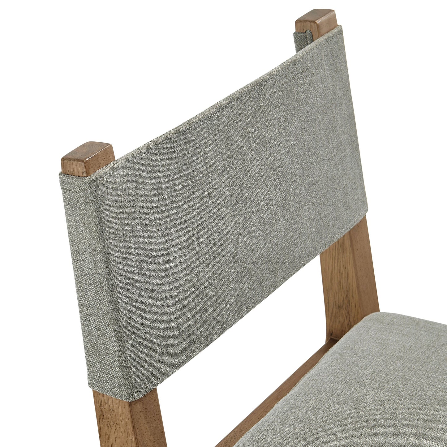 Calder Fabric Upholstered Wood Armless Dining Chair