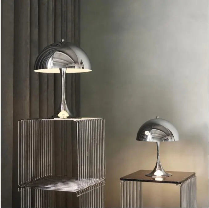 Sleek Cast Iron Accent Table Lamp