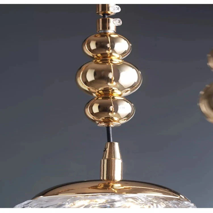 Modern Bubble Glass Pendant Light - Flush Mount Chandelier