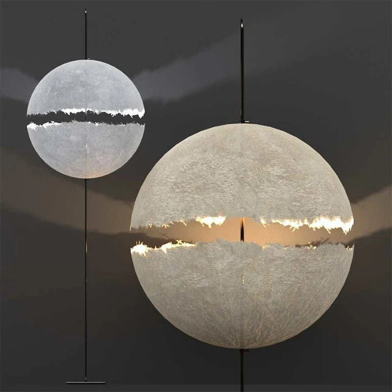 Classic Modern Led White Sphere Floor Lamp