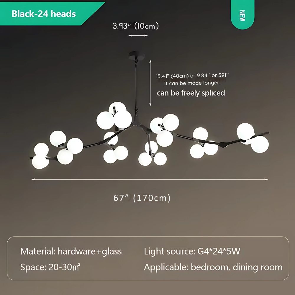 Lio Modern Tree Branch Ceiling Light Fixture