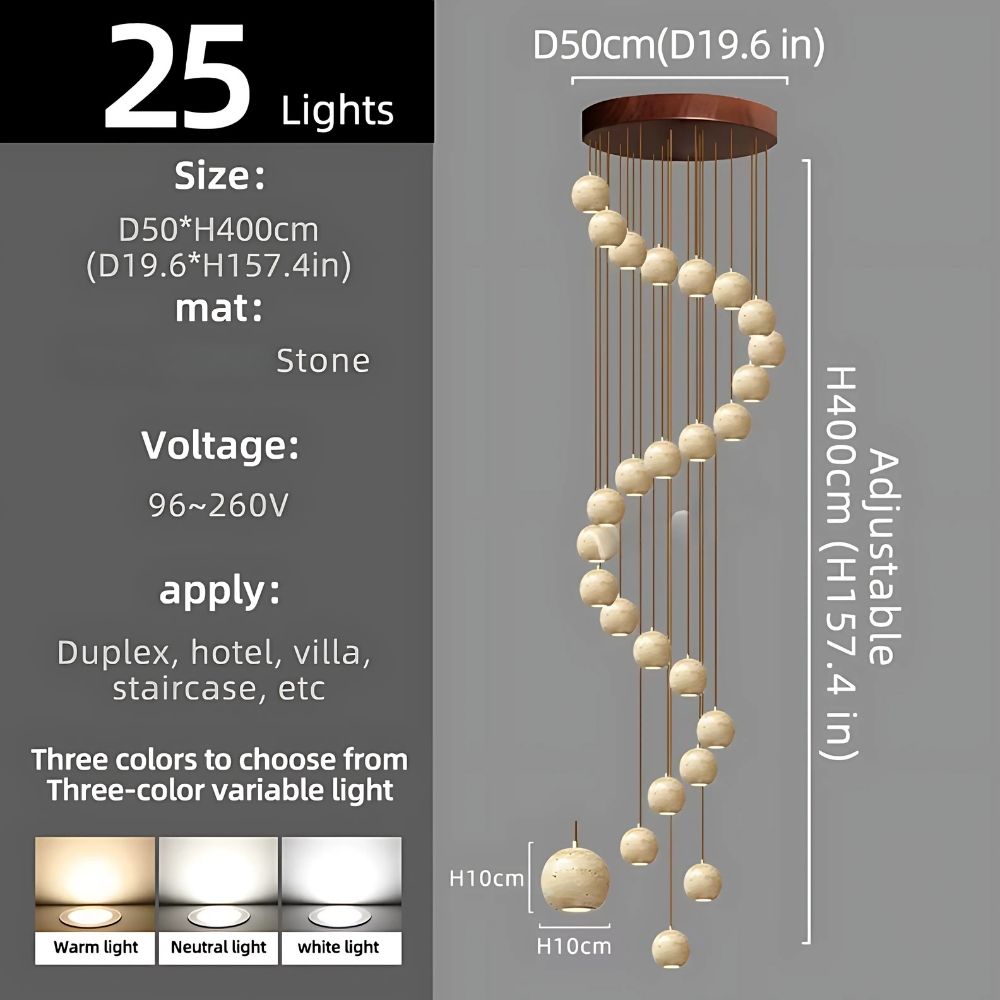 Classic Multi Globe Pendant Light