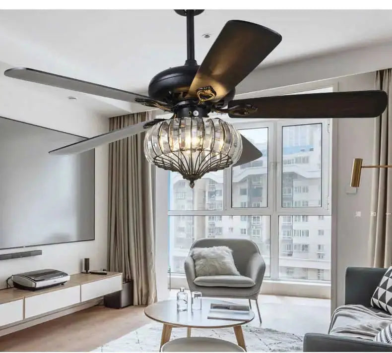 Tulis 52 Inch Chandelier Ceiling Fan With Light