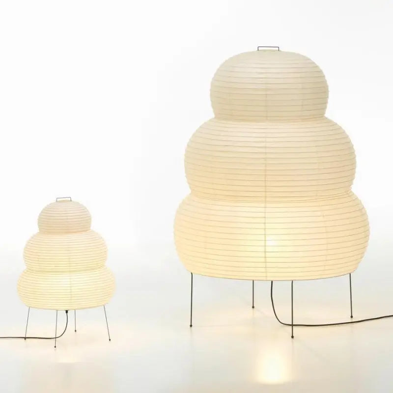 Wayuu Elegant Rice Paper Floor Lamp