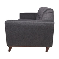 Luca Dark Grey Wool Sofa - living-essentials