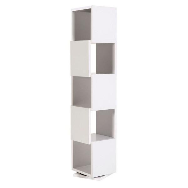 Shell Tall Rotating Shelving Unit - living-essentials