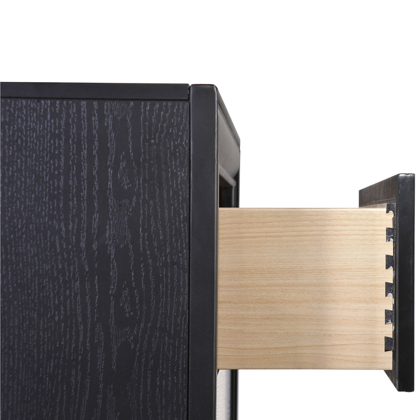 Alice 2 Piece King Walnut Bedroom Set - living-essentials