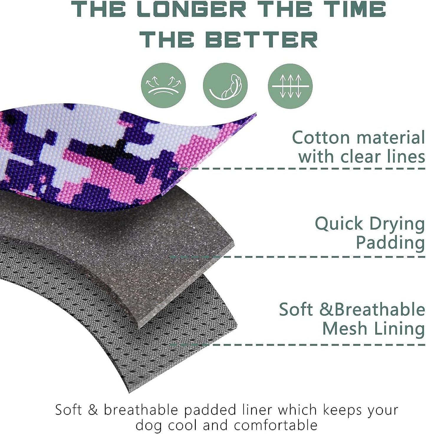 Tactical No Pull Dog Harness for Medium Dogs