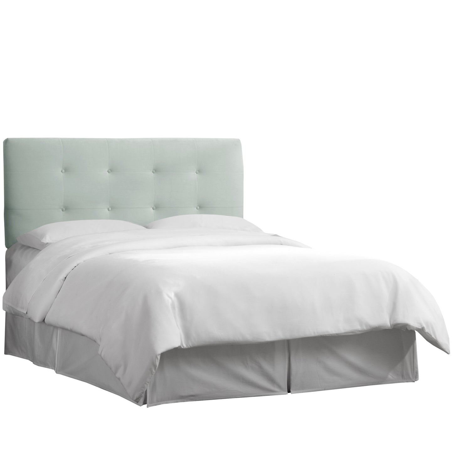 Dawn Velvet Pool Tufted King Headboard - living-essentials