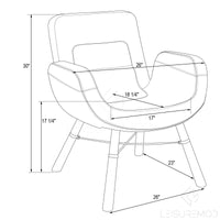 Milton Beige Accent Chair - living-essentials