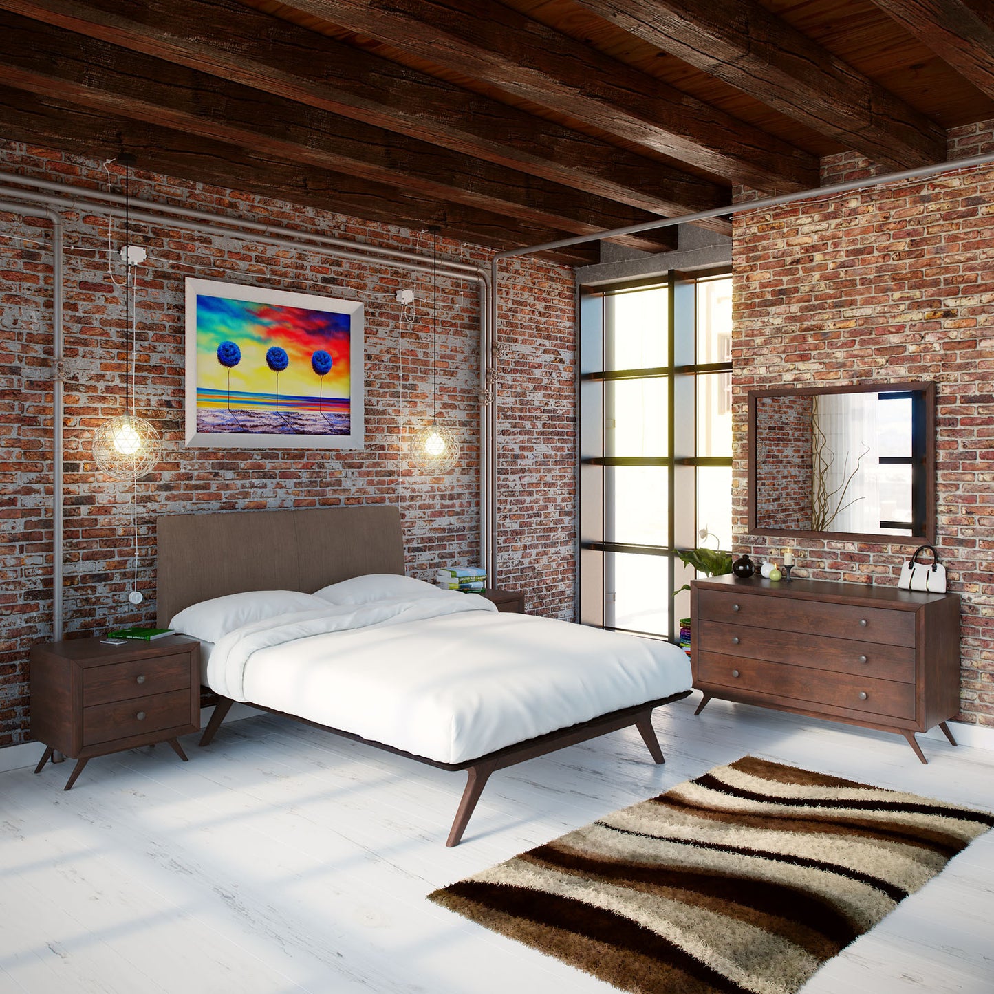 Truman 5 Piece Queen Bedroom Set - living-essentials