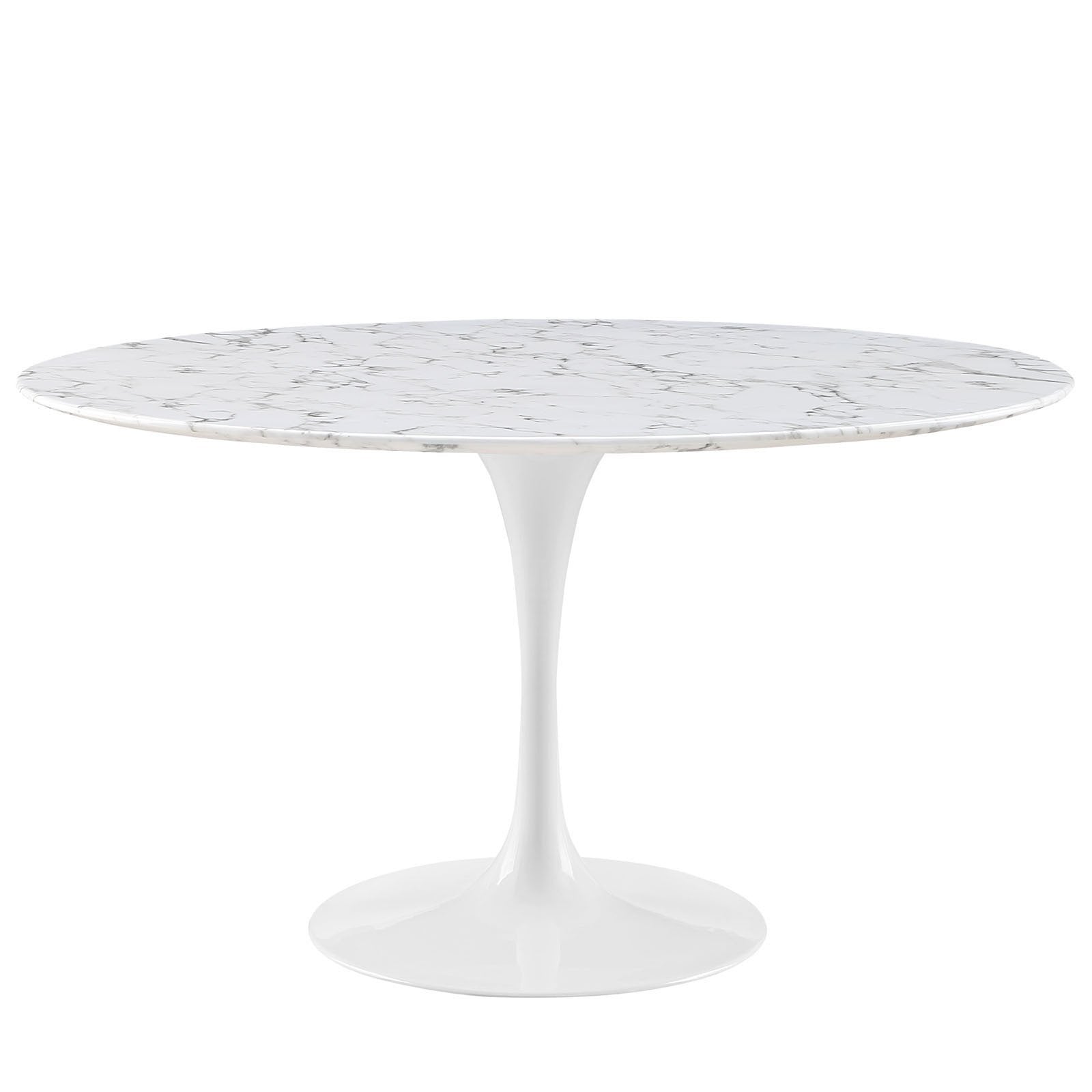 Tulip Style 54" Marble Dining Table - living-essentials