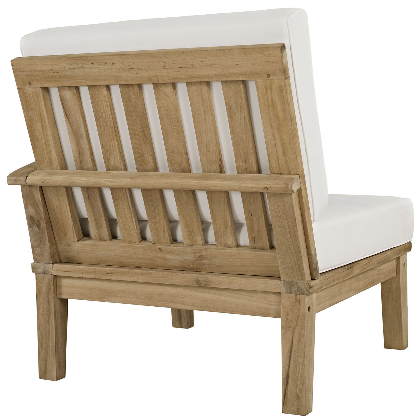 MARINA OUTDOOR PATIO TEAK LEFT-ARM SOFA - living-essentials