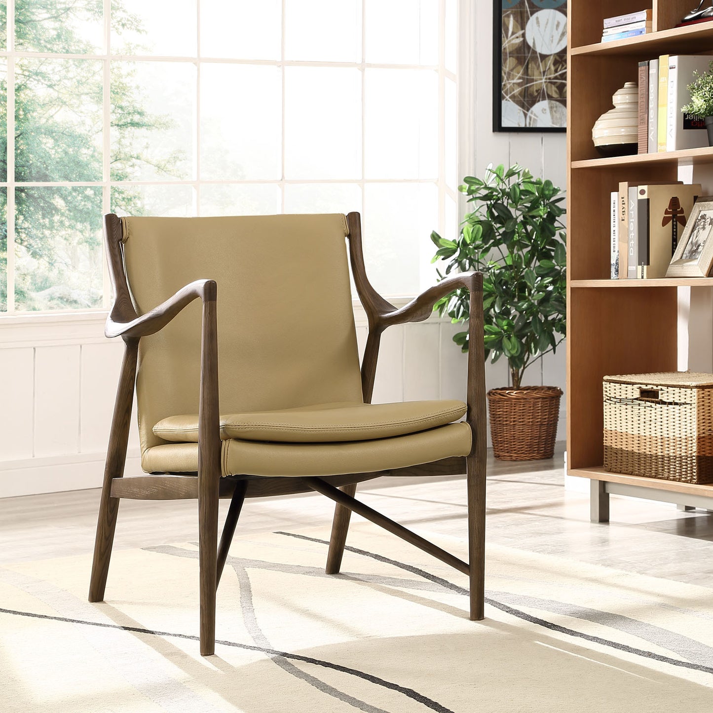 MAKESHIFT LEATHER LOUNGE CHAIR - living-essentials