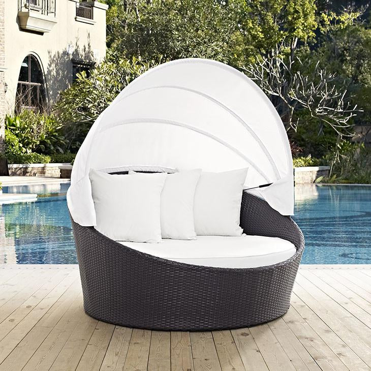 CONVENE CANOPY OUTDOOR PATIO DAYBED - living-essentials