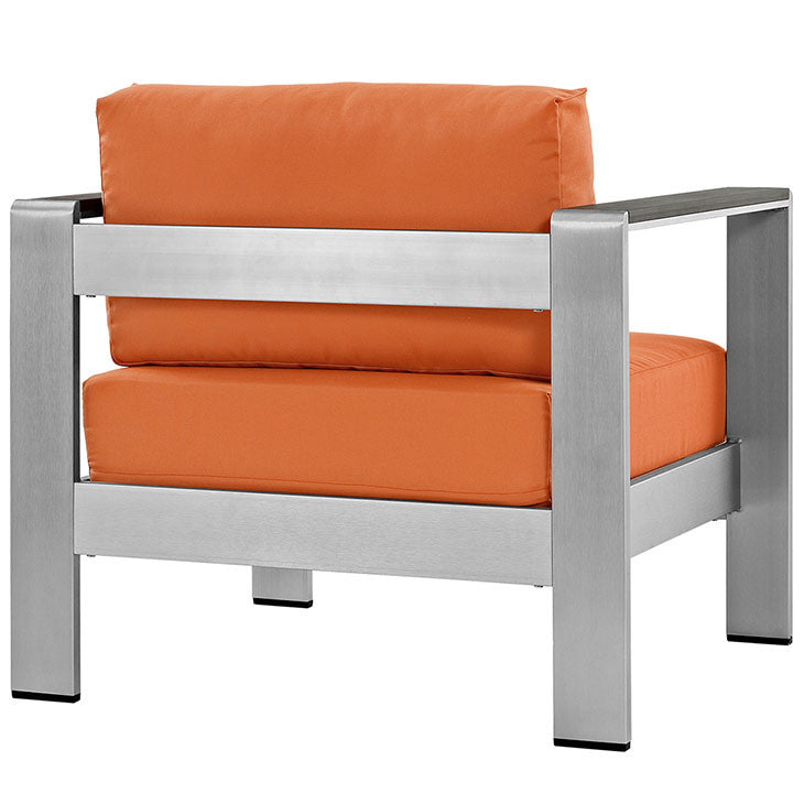 Wharf Outdoor Patio Aluminum Armchair - living-essentials