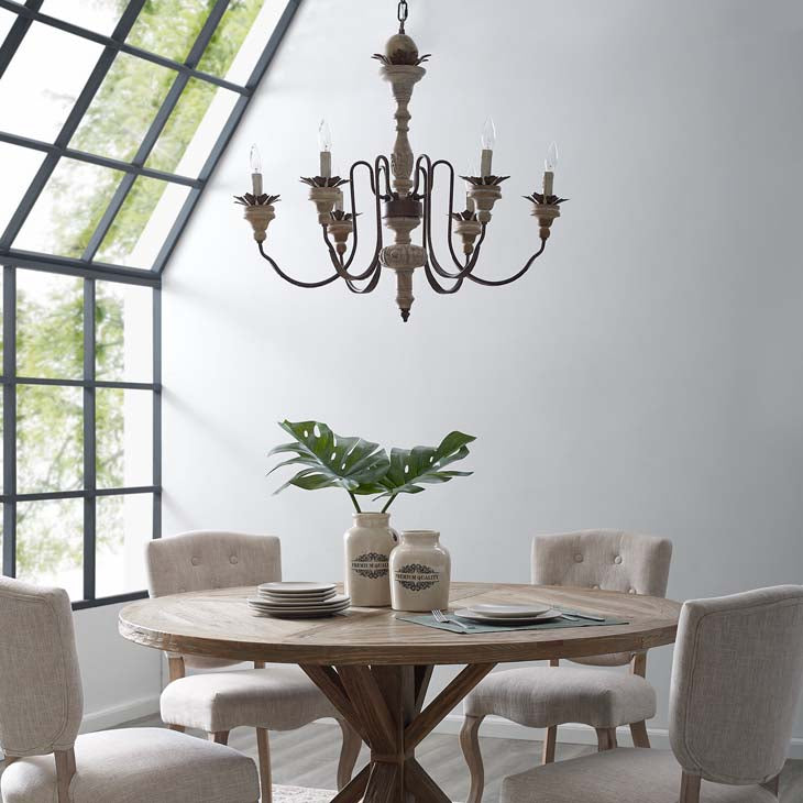 Bountiful Vintage French Pendant Ceiling light Candelabra Chandelier - living-essentials