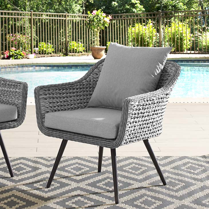 Endeavor Outdoor Patio wicker Rattan Armchair - living-essentials