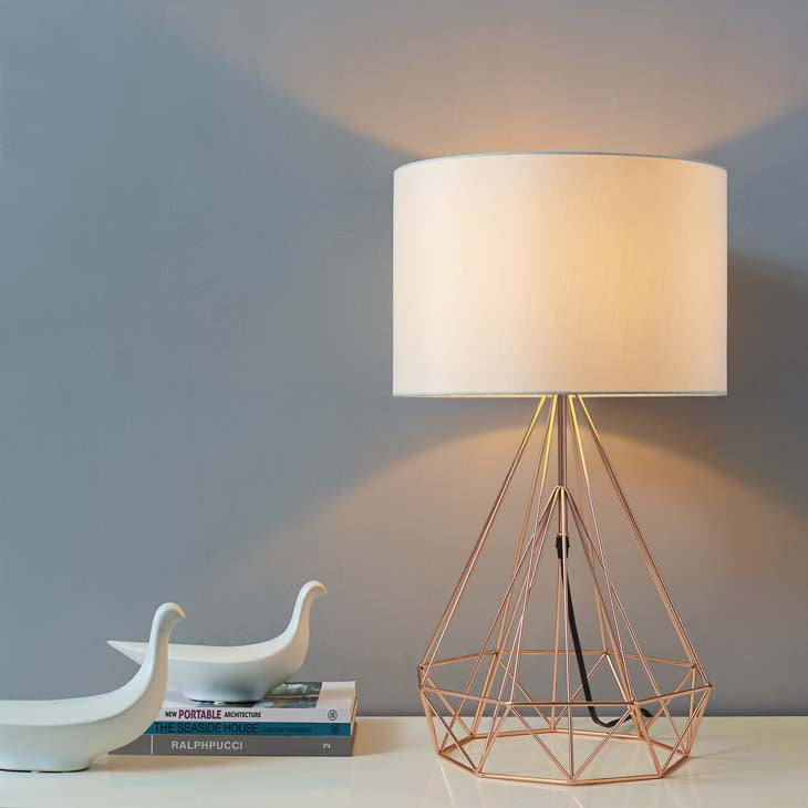 Precious Rose Gold Table Lamp - living-essentials
