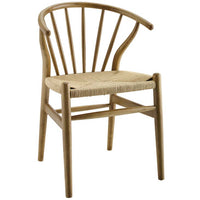 Wishbone Style Spindle Wood Dining Chair - living-essentials