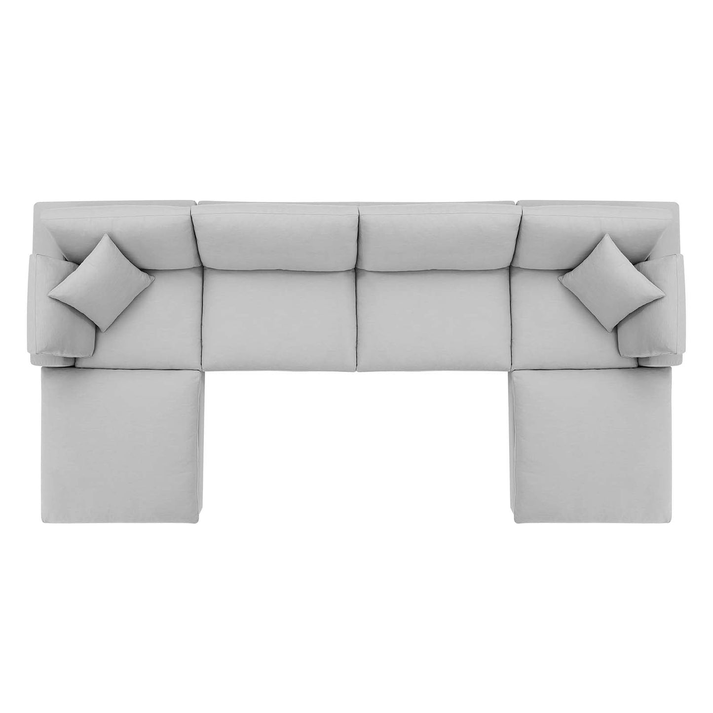 Connie Down Filled Overstuffed 6-Piece Sectional Sofa