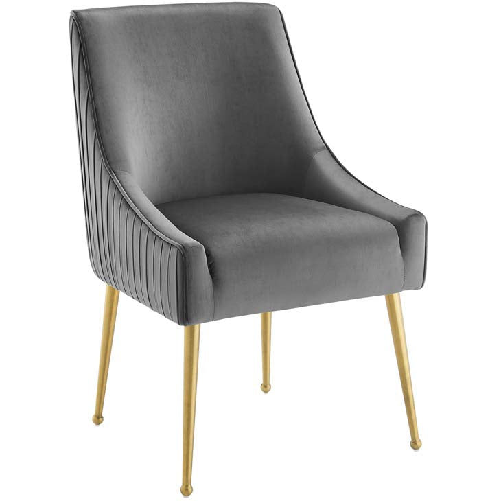 Bryan Braided Soft Velvet Dining Chair - living-essentials