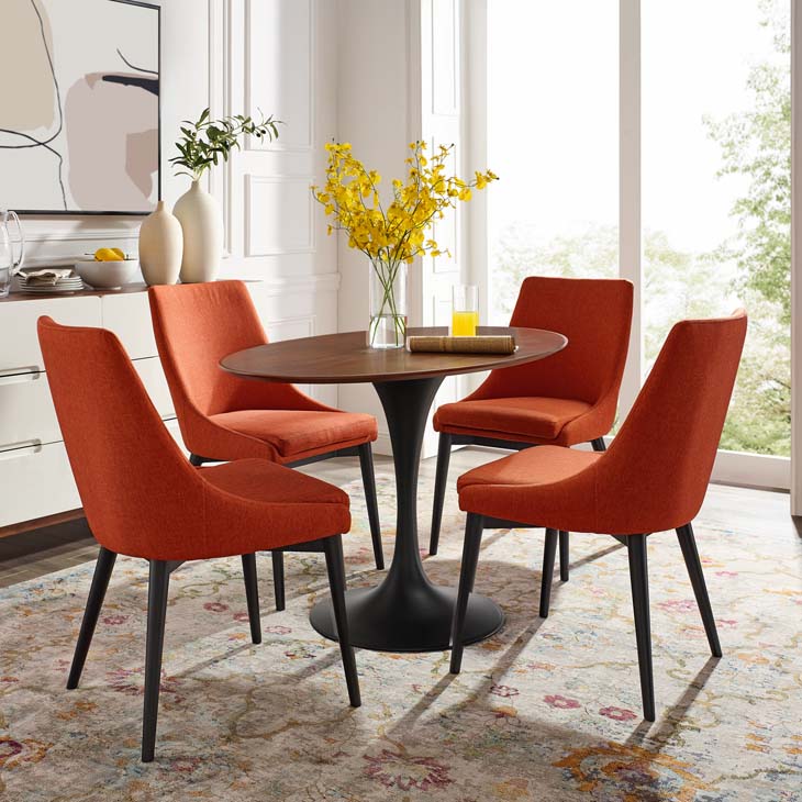 Tulip 48" Oval Walnut Dining Table - living-essentials