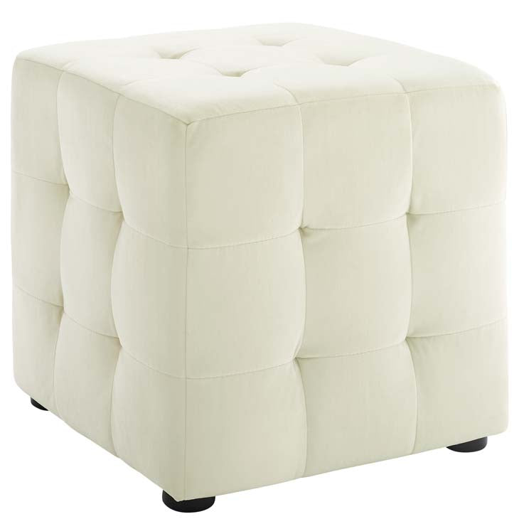 Toggle Cube Velvet Ottoman - living-essentials