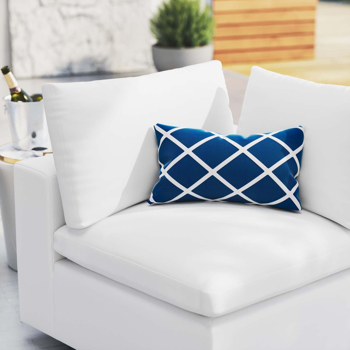 Nikora Sunbrella® Outdoor Patio Corner Chair