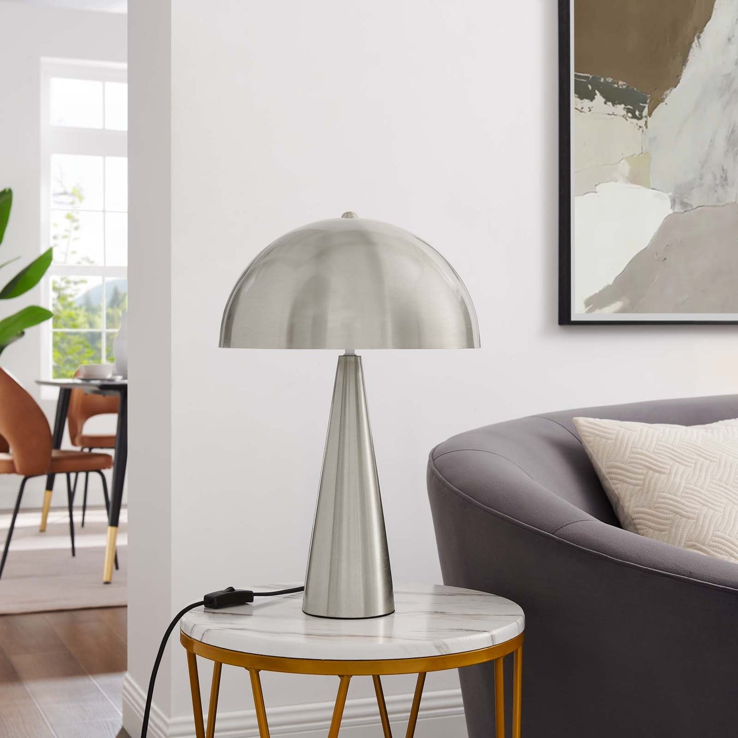 Seirra Two-Light Metal Table Lamp