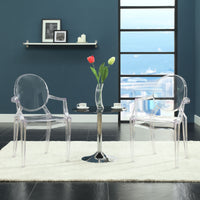 Ghost style Dining Armchairs Set of 2 - living-essentials