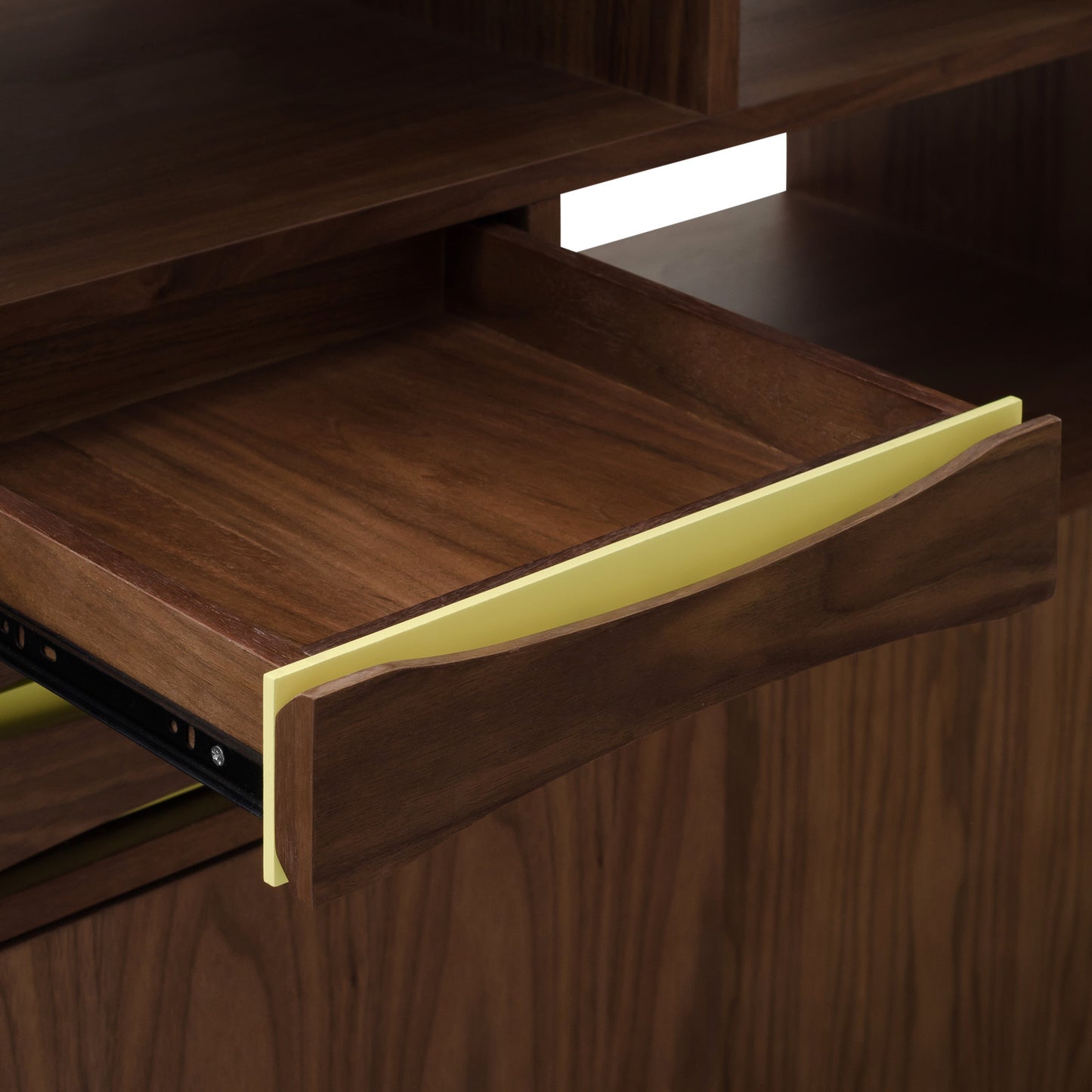 Hana Dark Walnut Retro Storage Unit - living-essentials