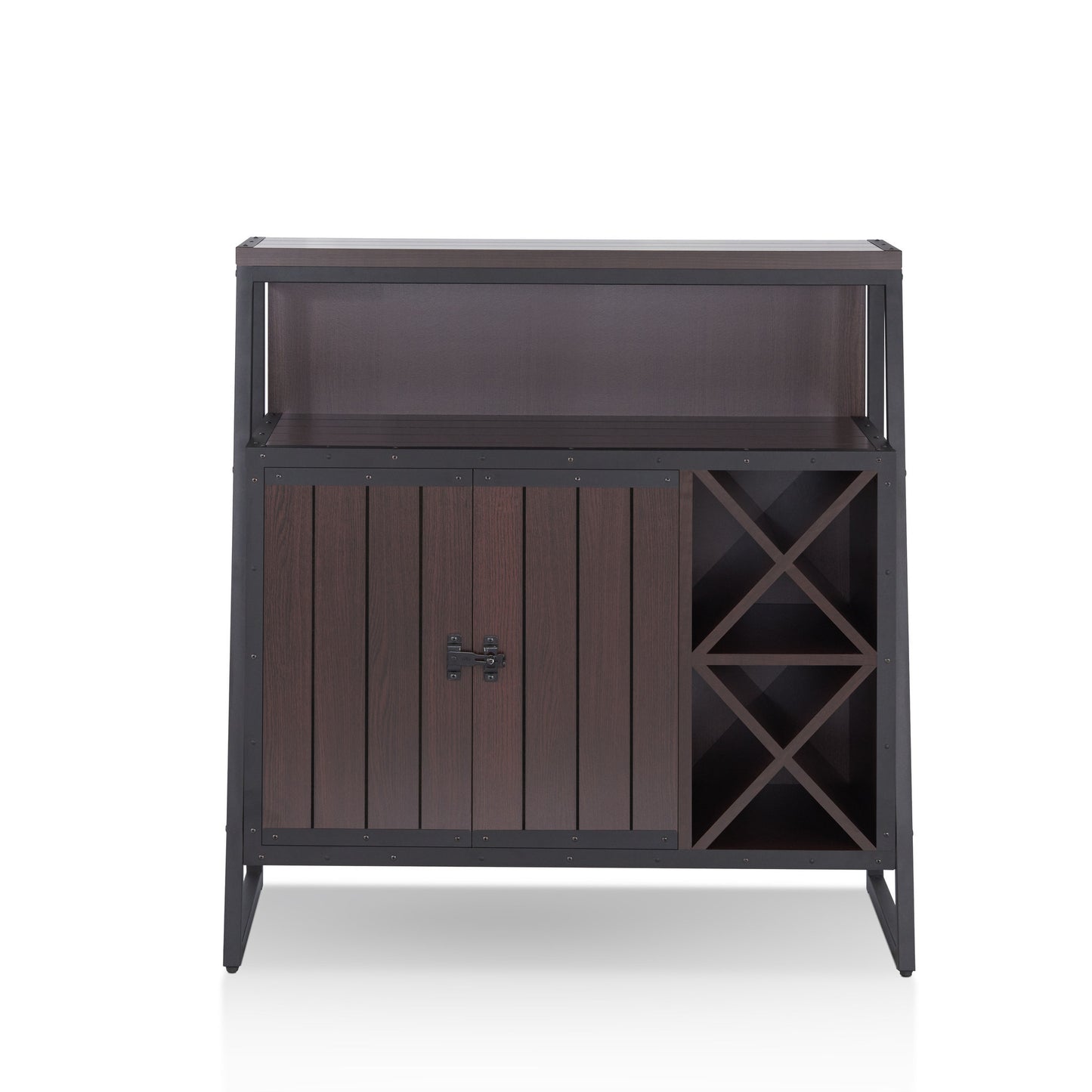 Jerell Rustic Dining Server in Walnut - living-essentials