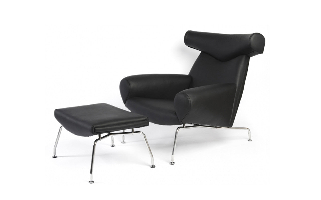 Ox Style Lounge Chair And Ottoman - living-essentials
