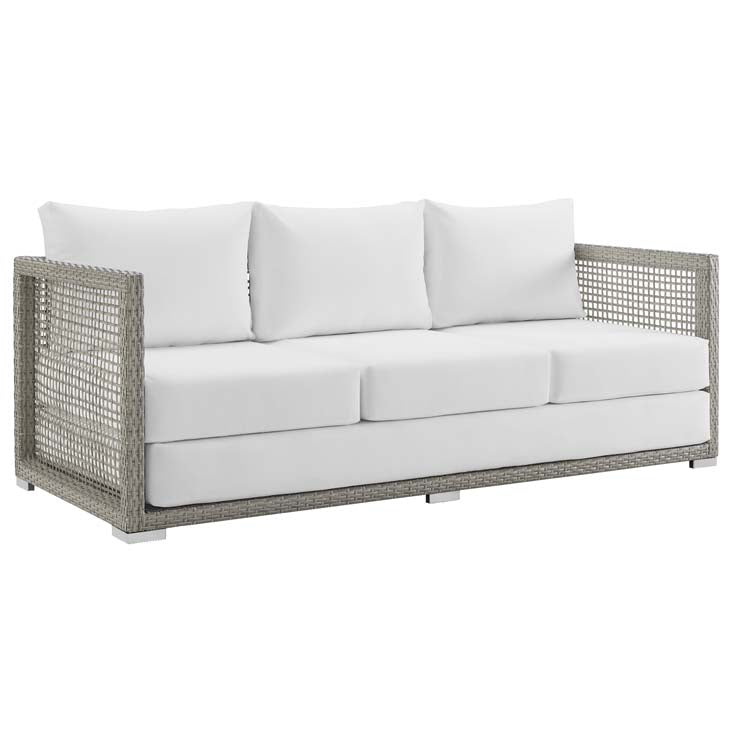 Audrey Outdoor Patio Wicker Rattan Sofa - living-essentials