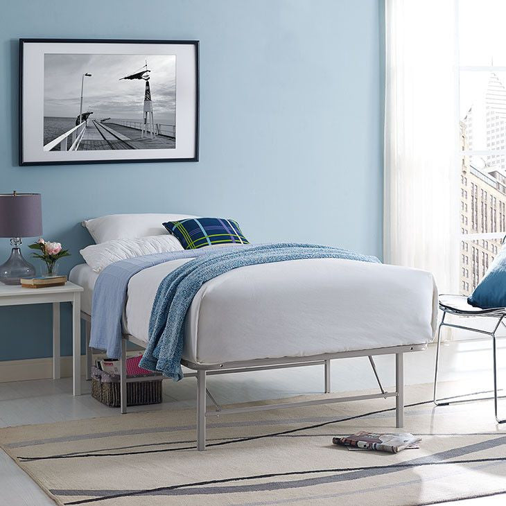 Orion Twin Stainless Steel Bed Frame - living-essentials