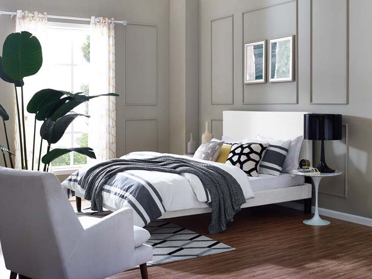 Tremblay King and California King Upholstered Linen Fabric Headboard - living-essentials