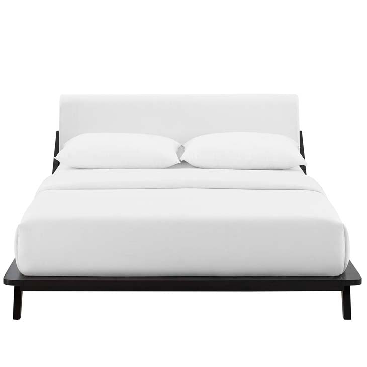 Luella Queen Upholstered Fabric Platform Bed - living-essentials