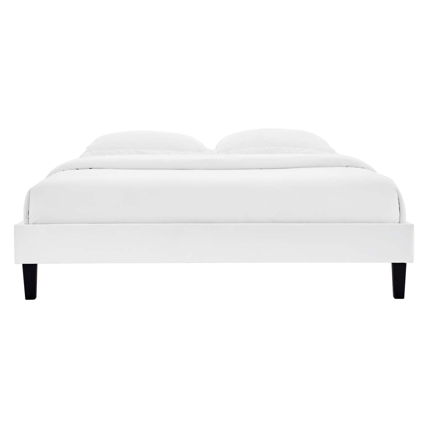 Emberlynn Performance Velvet Full Platform Bed Frame