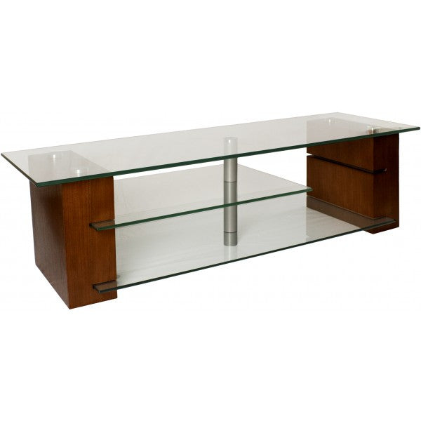 PLATEAU BALANCE 59 Wood and Glass 59" TV Stand - living-essentials