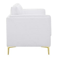 Robyn Retro Modern Fabric Sofa