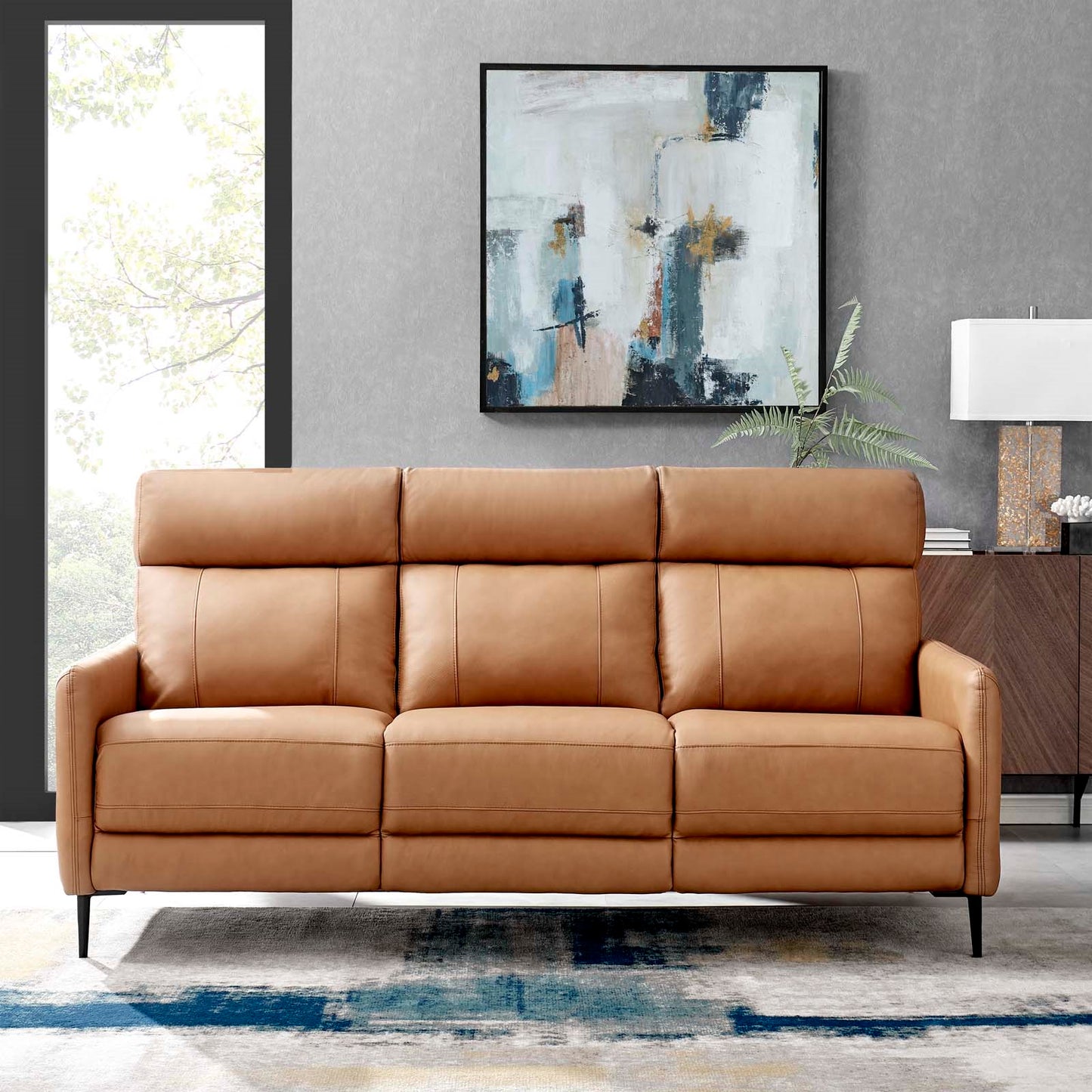 Alcide Leather Sofa