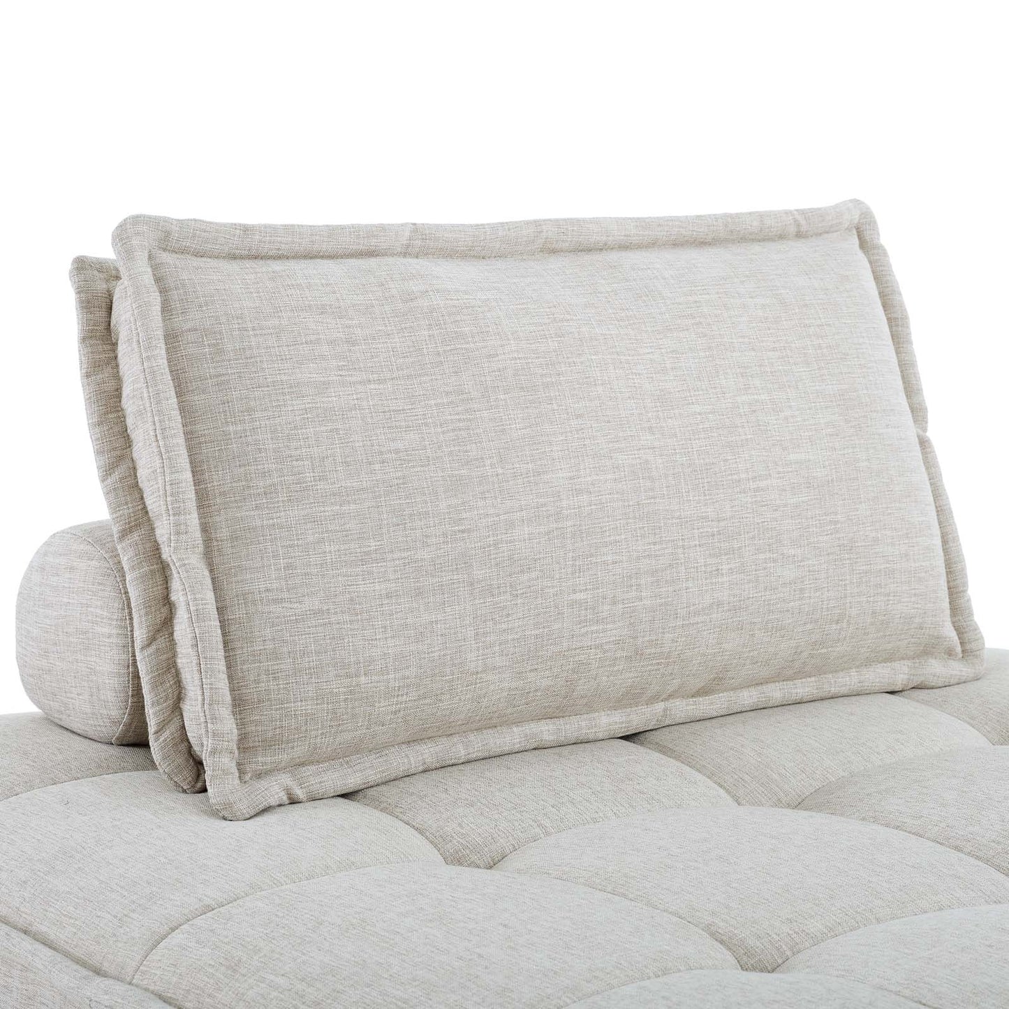Claude Tufted Fabric Fabric 4-Piece Sectional Sofa