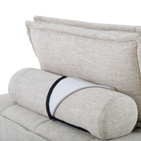 Claude Tufted Fabric Fabric 4-Piece Sectional Sofa
