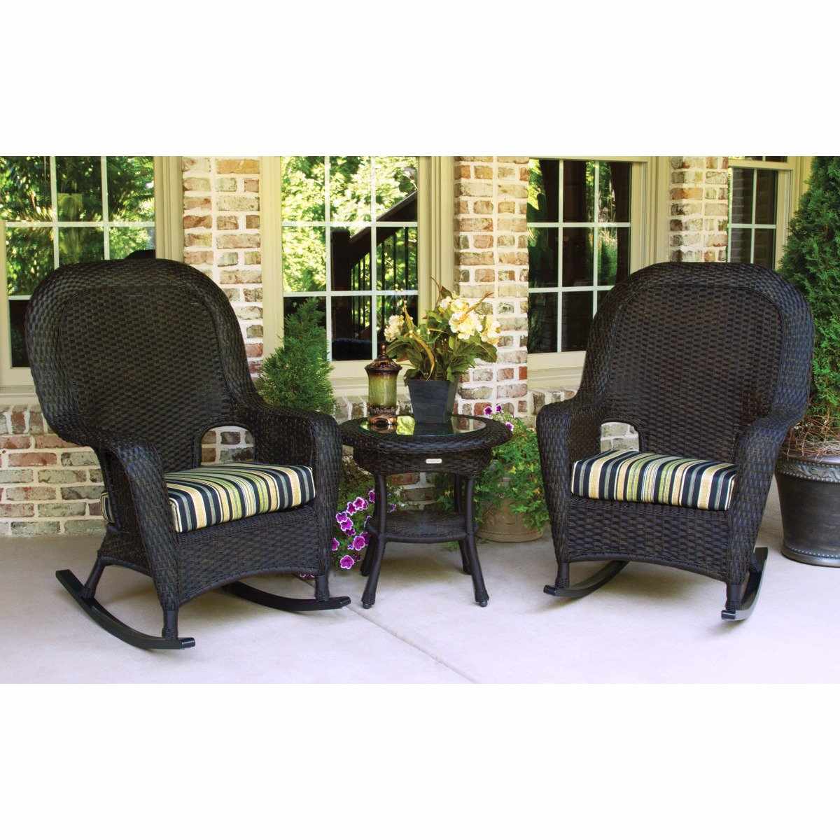 Lexington 3 Piece Rocking Chairs & End Table Bundle - living-essentials