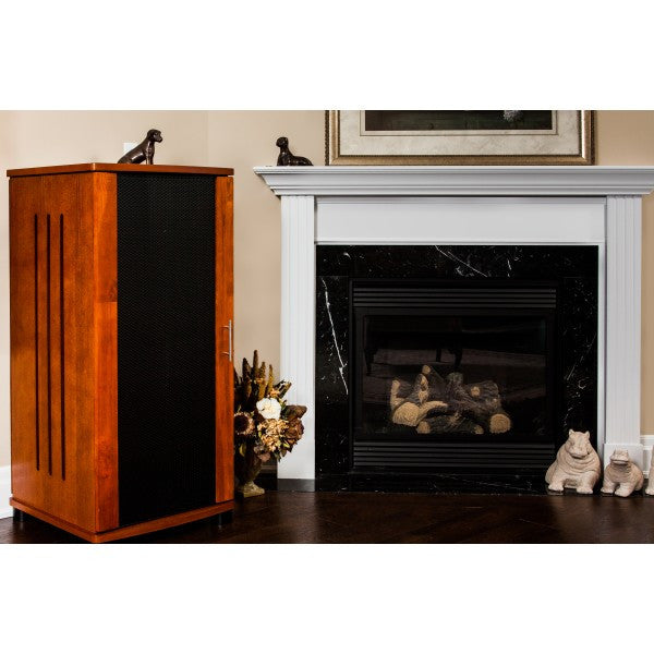 PLATEAU LSX-A 52 W Wood 52" Tall Audio Stand, Walnut finish - living-essentials