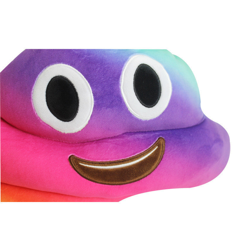 Rainbow Poo Shaped Pillow - living-essentials